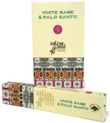 Green Tree füstölő pálcás native soul white sage palo santo 15 g - bioszallito