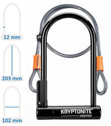 Kryptonite Keeper STD kerékpár U lakat hurokkábellel (180317)
