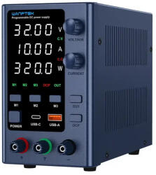 WANPTEK EPS3210 - programozható labortápegység: 32 V, 10 A, 320 W, 4 számjegy (eps3210)