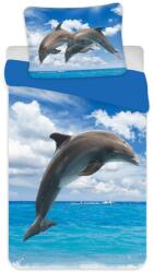 Otthonkomfort Delfin 2 részes pamut-vászon gyerek ágyneműhuzat