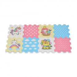 Moni Habtapi 8db-os puzzle játszószőnyeg (120x60cm) - Unikornisos - manopalota