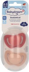 Babydream játszócumi anatómiai szilikon 0-3h tároló dobozban - 2 db