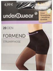 Underwear Formed alakformáló harisnya, fekete, 20 den, S