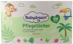 Babydream száraz törlőkendő - 100 db