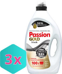 Passion Gold mosógél fekete ruhákhoz 4L/100 mosás KARTON - 3db (K4260145998877)