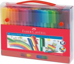 Faber-Castell Filc készlet 60db-os FABER-CASTELL Connector műanyag tárolóban, Carrying case