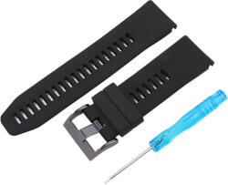 Garmin QuickFit, szilikon, fekete színű, normál hossz, 26 mm (9355-6)