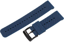  Műanyag okosóra szíj, gyorskioldós, kék színű, normál hossz, 24 mm (9350-6)