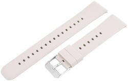  Műanyag okosóra szíj, gyorskioldós, bézs színű, normál hossz, 16 mm (9361-6)