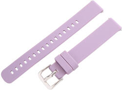  Műanyag okosóra szíj, gyorskioldós, lila színű, normál hossz, 12 mm (9366-8)