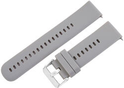  Műanyag okosóra szíj, gyorskioldós, szürke színű, normál hossz, 24 mm (9360-7)