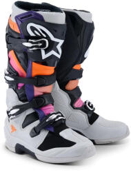  Alpinestars Tech7 fekete - világosszürke - narancs csizma (2012025-1594)