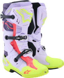  Alpinestars Tech 10 Supervented orange-white csizma (2010520-3150)