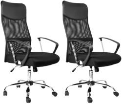 Mercury 2PACK Alberta irodai szék, fekete (2 db)