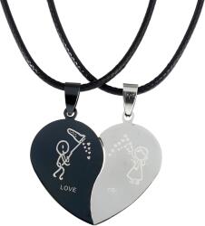 HARAHU LY-19782 Nyakékszett - Fekete/Ezüst KP19782