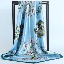 HARAHU KA-33859 Kendő - Kék/Virágok KP33859