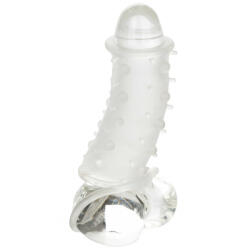 CalExotics Sansation Enhancer péniszköpeny nyitott makkal