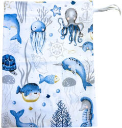 Óceán állatai tornazsák (kék)
