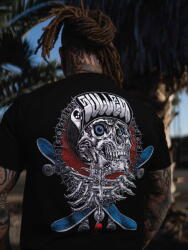 SULLEN Tricou bărbați SULLEN - PREMIUM - SKATE OR DIE - BLACK - SCM7314_BK