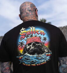 SULLEN Tricou bărbați SULLEN - PREMIUM - VATO ISLAND - JET BLACK - SCM7183_JTBK