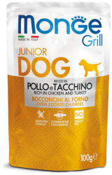 Monge Grill Junior alutasakos eledel csirkés és pulykás 100 g