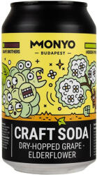 MONYO Brewing Co. Dry-Hopped Grape - Elderflower Craft Soda - 0% 0, 33l