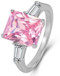  DI-29931 Gyűrű - Ezüst/Rózsaszín/59mm