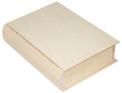 Könyv formájú fa doboz 21x27.5x7 cm (fa félkész termékek)