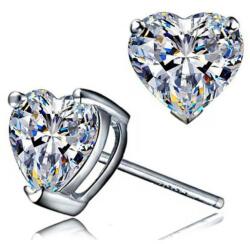  Small Hearts Fülbevaló-Kristály