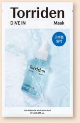 Torriden Mască pentru față Dive In Low Molecular Hyaluronic Mask - 27 ml / 1 buc Masca de fata
