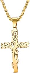 HARAHU Colier Tree Cross - Auriu KP34109