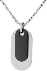 HARAHU Colier TR-34243 - Argintiu / Negru KP34243