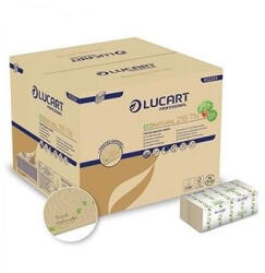 Lucart EcoNatural 216TN hajtogatott szalvéta, 2rétegű, natural, 150lap/cs. , 40cs. /krt