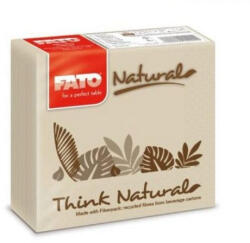  Lucart Fato Drink Natural szalvéta, 2r. , 24x24cm, 100lap/cs. , 12cs. /karton