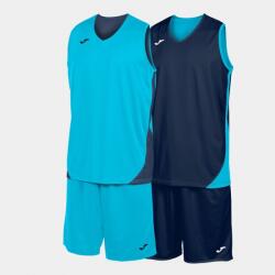 Joma Kansas Set Fluor Turquoise Navy Blue M