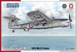 Special Hobby Fairey Barracuda Mk. III'ASW MK. XI Radar 1: 72 (100-SH72408)