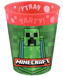  Minecraft Party micro prémium műanyag pohár szett 4 db-os 250 ml (PNN96771) - sandori