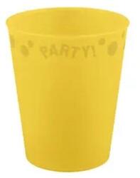  Sárga Yellow micro prémium műanyag pohár 250 ml (PNN96694) - sandori