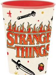  Stranger Things Upside Down műanyag pohár 260 ml (STF24307)