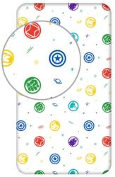  Bosszúállók Symbols gumis lepedő 90x200 cm (BRM017030) - sandori