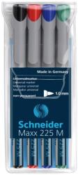 Schneider SET 4 MARKER NEPERMANENT OHP SCHNEIDER MAXX 225M, 0, 7 mm (2348) - officeclass
