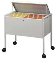 DURABLE Suport Metalic Mobil Cu Capac Pt. 80 Dosare Suspendabile, Durable (9611264) Dulap arhivare