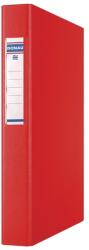 DONAU Caiet mecanic A4, plastifiat PP, 2 inele - D25mm, cu eticheta, DONAU - albastru (DN-3734001PL-04)