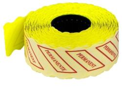  ETICHETE PRET 26x12 mm, 1500 buc/rola, GALBEN (2888galben)