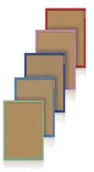 Memoboards PANOU PLUTA 40x60 CM MEMOBOARDS, rama lemn color (98114990)
