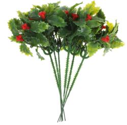 Holibanna Set12 fire bobite decorative artificiale rosii , ornamente, coronite si aranjamente (b07z4npgd3)