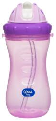 Wee Baby Cana colorata cu pai, 350ml, Wee Baby