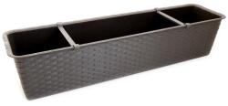 Prosperplast Jardiniera decorativa, maro, 68.5x17.3x15 cm, Ratolla Case P (ISR700P-440U)
