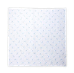 Lorelli Muszlin takaró 80x80 cm - Aquatic Floral
