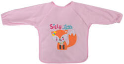 Baby Care hímzett hosszú ujjú pamut előke - Girl - aprotalpak